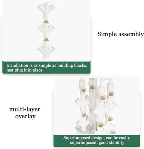 Hydroponics Growing System Vertical Grow TowerVegetable Plant Tower2/3/4 Columns Hydroponic Growing Kit Hydroponic Tower Grow SysGift for Gardening Lover - Home GrowVeggies &amp Frui