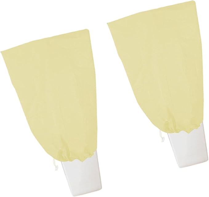 Strengthened Fabric Winter Barrier Protect Highlighting Slide Cord for Trees and Large Herbage 200x240cm White Cream Green Large Plant Security Protect