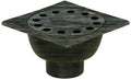 866-2I Bell Trap Drain 6 in. X 6 in. X 2 in. CAST Iron
