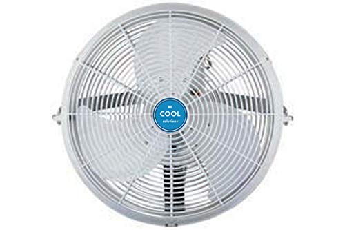 Be Cool Solutions Horticulture &amp Agriculture Specialty Fans - Outdoor Commercial &amp Industrial HAF Fan for Greenhouses Hog &amp Chicken Farms - 1/10 HP 115V 9’ Cord &amp Safety Guards (20