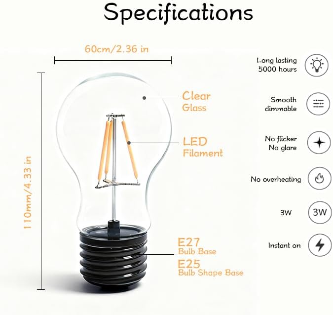 Floating Bulb Magnetic Levitation Night Light LED Desk Lamp Rotating Table Lamp Floating Replacement Bulb