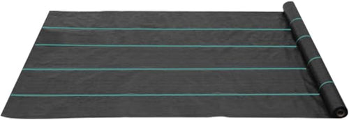 2X5M Garden Plant Control Fabric | High Strength Ground Cover Barrier for Garden/Home Use | Water Permeable &amp Oxidation Proof