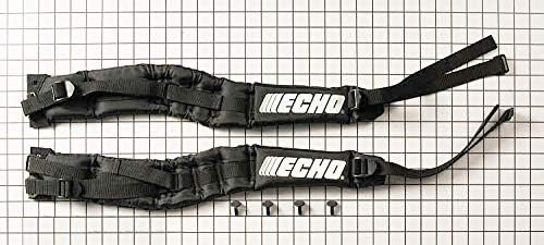 OEM Genuine Echo P021046660 Backpack Leaf Blower Harness Strap Kit - Includes 2 Straps for PB-770 + (Free Two e-Books)