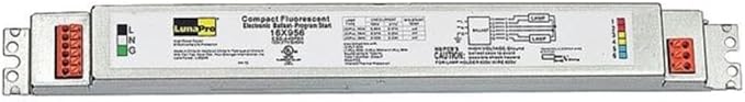 Lumapro 459-6891D CFL Ballast Electronic 87W 120 to 277V Lighting Black