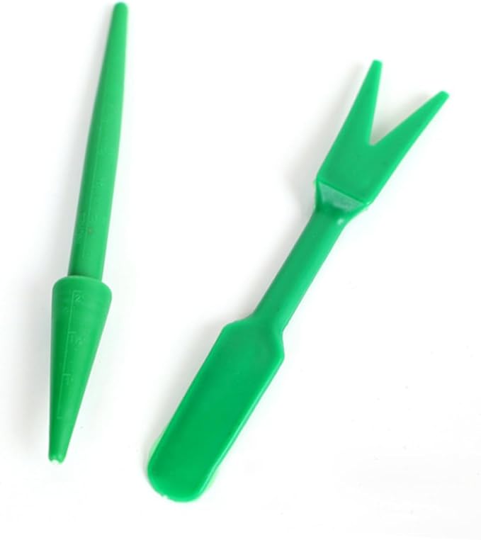 Toyvian 21pcs Gardening Hand Tools Set Plant Accessories Transplanting Tool Tweezers Trowel for Succulents Miniature Gardening
