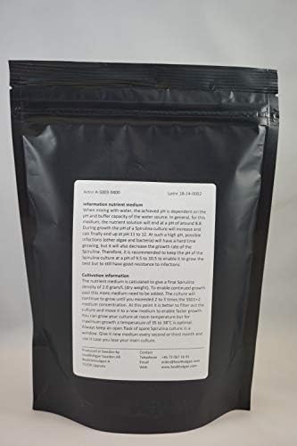 Spirulina platensis Grow Medium (40L) Dry Medium SSD1+2 for Live Algae Culture Spirulina Culture Fertilizer