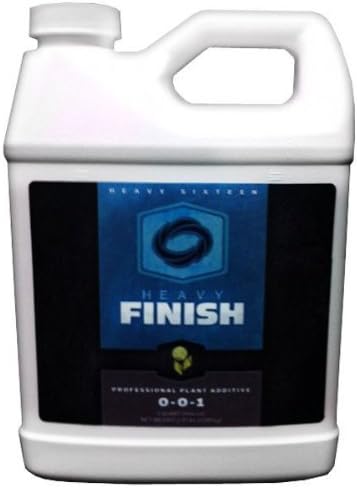 4 Liter - Heavy Finish - Grow and Bloom Enhancement Additive - Flushing Agent - FINISH4L