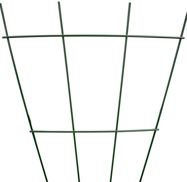 Panacea Products 89635 Garden Pot Trellis Fan Green Steel 36 x 15-in. - Quantity 12