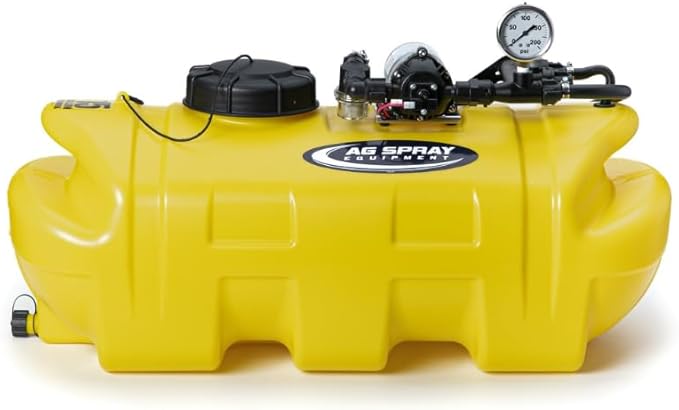 15 Gallon Platinum Spot Sprayer | 2.2 GPM 12V Diaphragm Pump (100 PSI) | Pro-Series Spray Gun Adjustable Nozzle | 15ft Long Reach Hose | Used for ATV UTV &amp Lawn Maintenance