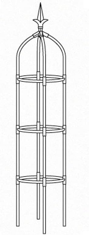Garden Trellis for Climbing Plants Plant Support Cage Tower Obelisk Plant Support Indoor Potted Plant Plant Trellis for Climbing Vines Tomato Flower Vegetable Rose