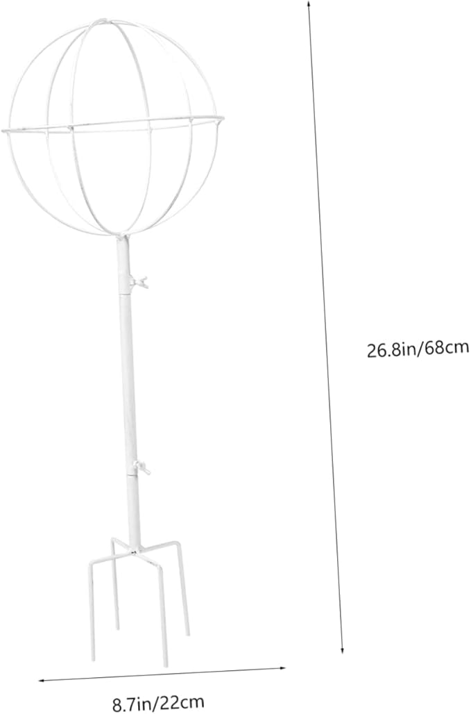 POPETPOP Iron Plant Support Bracket Planter Trellis for Vines and Roses Metal Trellis for Garden