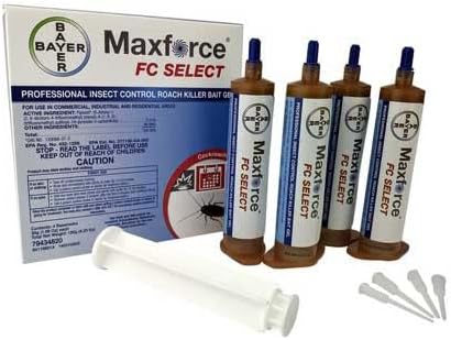 Bayer - Maxforce FC Select Roach Gel Pack of 4 Tubes x 30g