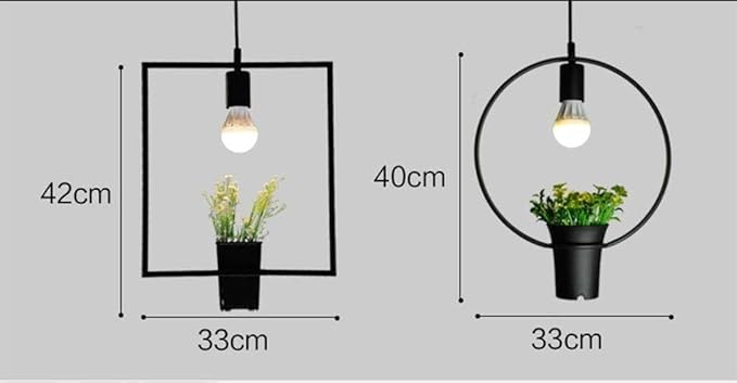 Industrial Wind Plant Bar Lamp Modern Creative Nordic Style Minimalist Restaurant Light