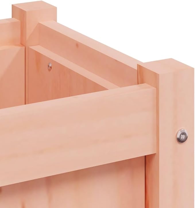Wooden Garden Planter Box Outdoor Flower Box Wood Flower Boxes for Outdoor Plants Raised Garden Bed Planter Box 35.4x12.2x12.2 Solid Wood Douglas-275