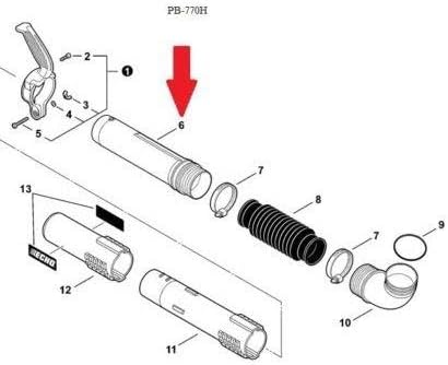 E165000370 / E165000750 OEM Genuine Echo Swivel Blower Tube + (Free Two e-Books)