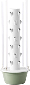 Hydroponic Tower Growing Kits Hydroponics Tower with LED Grow Light Hydroponics Tower Automatic Water Circulation System for Herbs and Vegetables 5/7/9 Thfloor(135cm/53in)