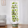 Indoor Hydroponic Tower System - Vertical Growing Garden with Germination Kit for Fresh Herbs Fruits &amp Vegetables - Space-Saving Hydroponic Planter for Home Gardening