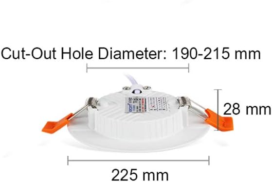 30w Modern Round Ultra Slim Embedded Integrated Spotlight Bright Indoor Led Ceiling Lamps AlumiExpression artistique m Commercial Decor Illumi Tion Energy Saving Downlight Fittings