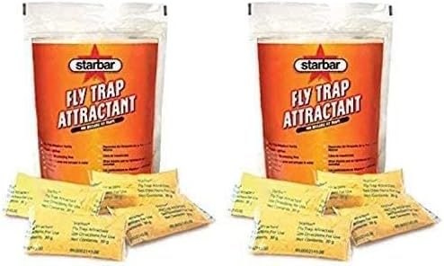 Starbar 2 Bags of Fly Trap Attractant 16 Pouches Total