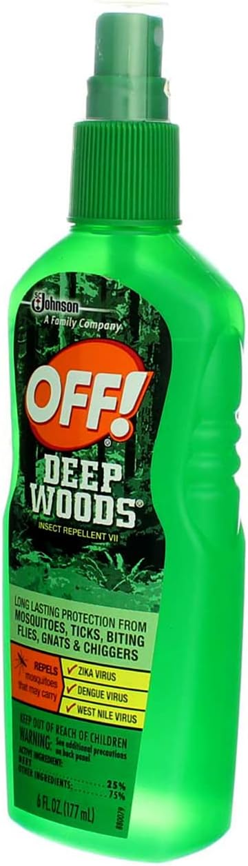 OFF! Deep Woods Off! Insect Repellent Pump 6 oz (Pack of 5)