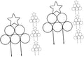 Happyyami 8 Pcs Iron Garden Trellis As i Am Indoor Plant Trellis Climbing Trellis Plant Star Trellis Garden Trellis for Climbing Plants Indoor Cucumber Trellis Indoor Trellis Metal Planter