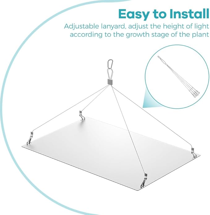2Pack 400W LED Planting Hydroponic Light UV/IR Indoor Greenhouse Seedings Cultivation Lights 110V Sunlike Sapling Vege Fruit Flower Moss Succulent Potted Moss Lighting 100-277V Hanging with US Plug