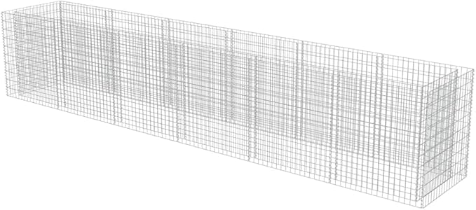 YAFF Gabion Raised Bed-HexagonalOutdoor Landscape for GardenBackyardPatioBalcony212.6x35.4x39.4