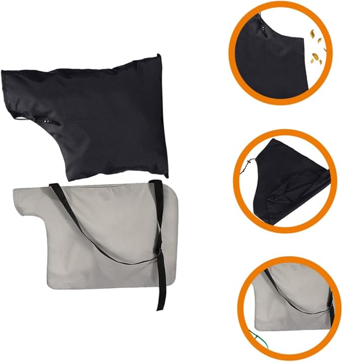 2pcs Leaf Blower Bag Oxford Leaf Collection Bag for Lawn Debris Convenient Storage for Garden Tools