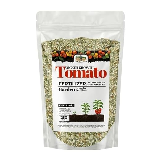 Old Cobblers Farm™ Wicked Growth Tomato Fertilizer– Prevents Blossom End Rot Boosts Fruit Flavor &amp Yield Plant Food for Heirloom Cherry &amp Beefsteak Tomatoes (5/10/15/20lbs) (5 lbs)