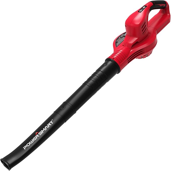 PowerSmart 20V Cordless Leaf Blower Tool Only Lightweight &amp Portable Electric Blowers for Lawn Care Gutter Patio Jobsite(PS76102)