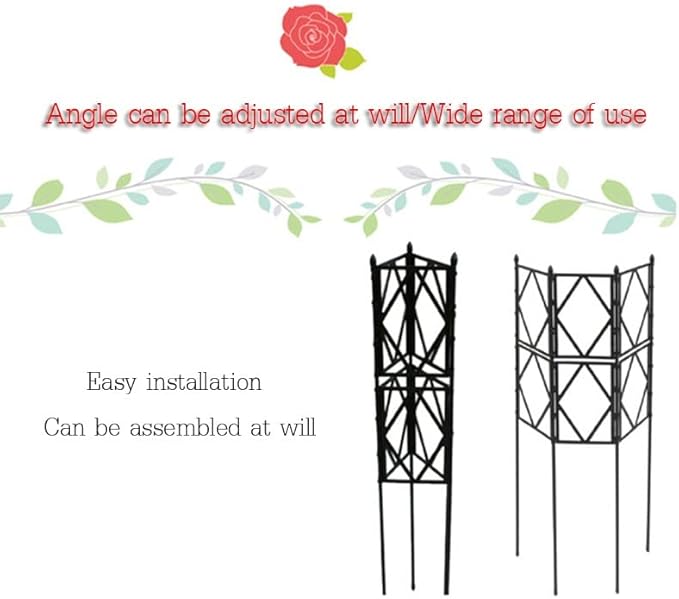 Garden Trellis 60cm/23.5in Width Plant Stands Fence Trellis Weatherproof for Climbing Outdoor Plants Flowers Roses Vegetables (Size : 60x220cm/23.5x86.5in)