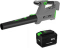 Cordless Leaf Blower with 40V 4.0Ah Battery and Charger for Patio CleaningLawn CareSnowBlowing Leaves and Dust