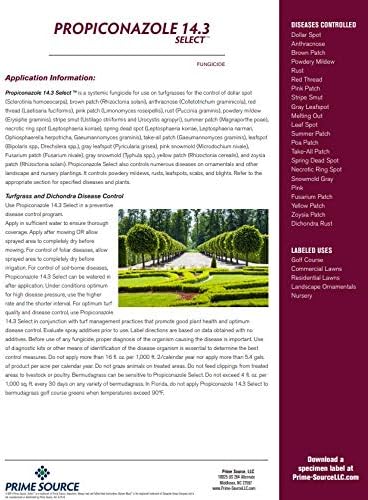 Select Source Propiconazole 14.3 Select Fungicide Broad Spectrum and Disease Control for Turf and Ornamentals (1 Gallon)