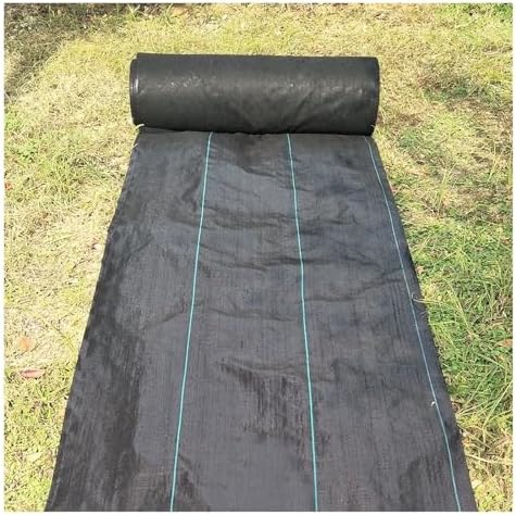 Heavy Duty Weed Barrier Fabric - 2ft Wide Weed Control Mat for Vegetable Gardens Landscaping &amp Trees (0.6mx10m/2ftx33ft) - UV Resistant Effective Weed Prevention