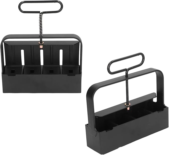 Double Row Soil Blocker Efficient Block Making Sturdy Stainless Steel for Gardening Enthusiasts Seedling Cutting