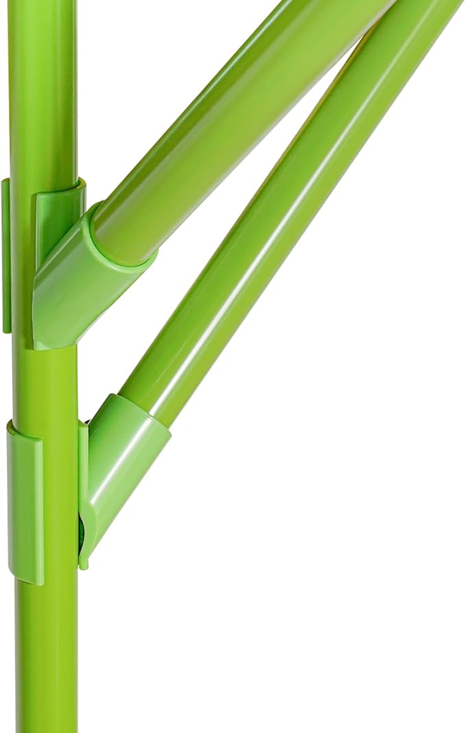 Grape Vine Trellis 6.56x4.92x6.56ft Heavy Duty Garden Trellis for Climbing Plants Large Steel Plant Support with ABS Base for Tomatoes Cucumbers Outdoor (Green)