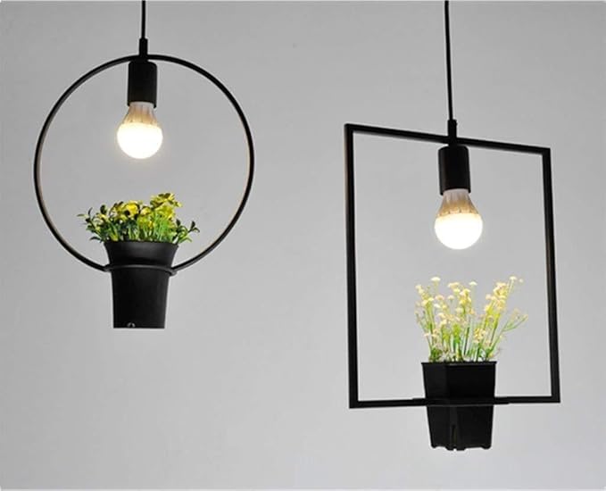 Industrial Wind Plant Bar Lamp Modern Creative Nordic Style Minimalist Restaurant Light