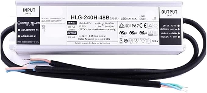 MeLphi Dimmable HLG-240H-48B LED Driver for 240w Quantum LED Light Board LED Grow Light