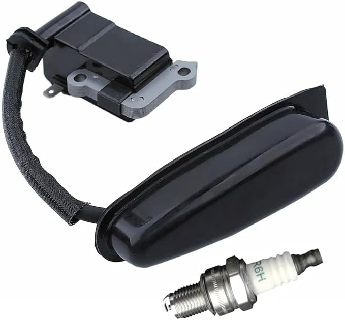 Ignition Coil Module and Spark Plug CMR7H for Husqvarna Zenoah Redmax Jonsered Leaf Blowers Part Number 587654501 577969801 598471801 576593401 596811701 583916701 583917301