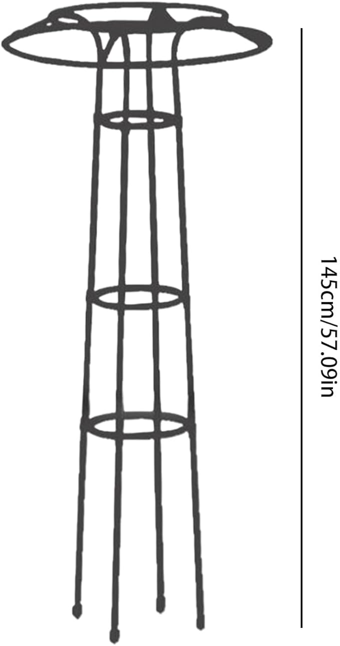 Garden Trellis Spiral Frame Trellis Heavy-Duty Umbrella Trellises Inch Iron &amp Climbing Frame for Vegetables Flowers Adjustable Buckle System for Yard Greenhouse Patio