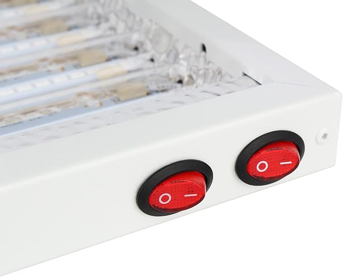 The LED Panel with UV 365nm Light 2X1Ft/100W &amp Build-in Timer120-277V Input Great for a Stand Along LED Grow Lights or Boost UV Input to get Strong and Fast Growing. (2X1Ft/100W)