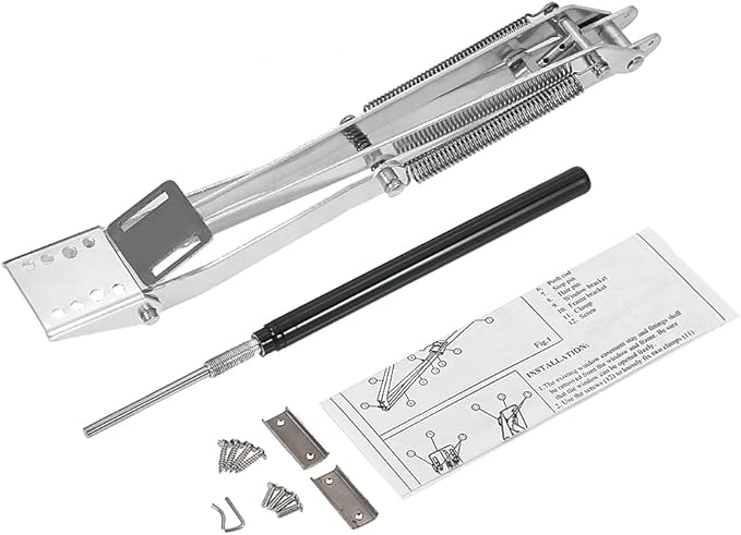 Decdeal Window Opener Greenhouse Automatic Temperature Controlled Window Opener Auto Solar Heat Sensitive Greenhouse Vent Opener with Cylinder Lifts 7kg/15lb Double Spring