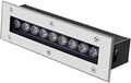 Outdoor Recessed LED Spotlight - Buried Yard Lamp IP67 Waterproof Rectangular Linear Underground Lights(Red85-245V(36W))