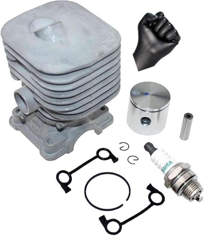 Cylinder Piston Kits for Husqvarna 125B 125BX 125BVX Jonsered B2126 BV2126 RedMax HB280 HB281 Poulan HB280 HB281 Craftsman 358794810 358794811 Blower PN 587597301 529900601 545132601