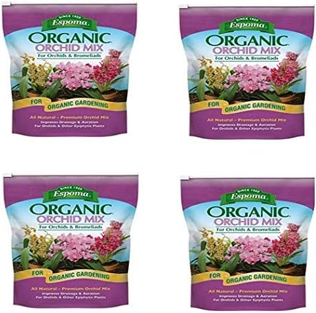 Espoma OR4 Organic Orchid Mix Potting Soil 4-Quart (Fоur Расk)