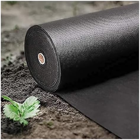Weed Control Membrane Fabric Heavy-Duty Garden Weed Barrier Landscape Fabric (1x20m/3.3x65.62ft) for Effective Weed Prevention and Durable Outdoor Use
