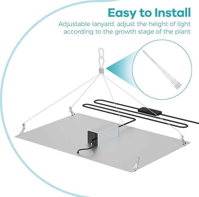 2PCS 200W Targeted Sunlike LED Plant Grow Lights 240 Long-Lifespan Lamp Beads with VEG/BLOOM Dual Modes 100-277V Universal Voltage US Plug for Seedling Growth Potted Vegetables &amp Flower Cultiva