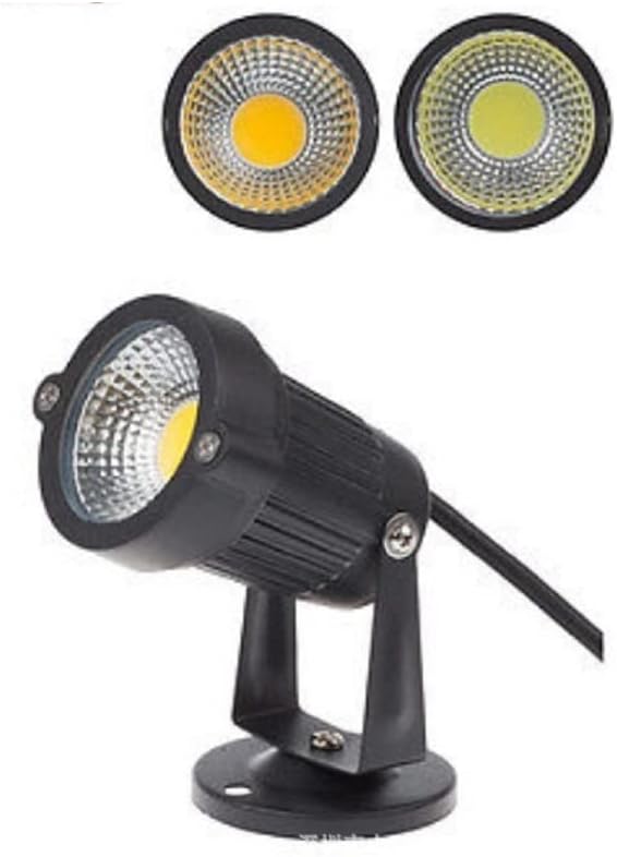 YSJX Lights Pack of 10 LED Spotlight Landscape Lamps AC85-265V 3w/5w Ground Tree Spotlight Light with Rod Household Bulbs(Blue5W A)