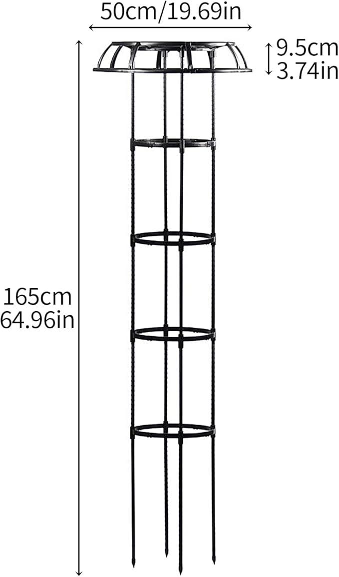 Garden Trellis for Climbing Plants Outdoor Tall Plant Trellis Support Potted Flowers Vegetable Vine Support Plants Climbing Vine Rose Clematis Vegetable Cucumber Trellis