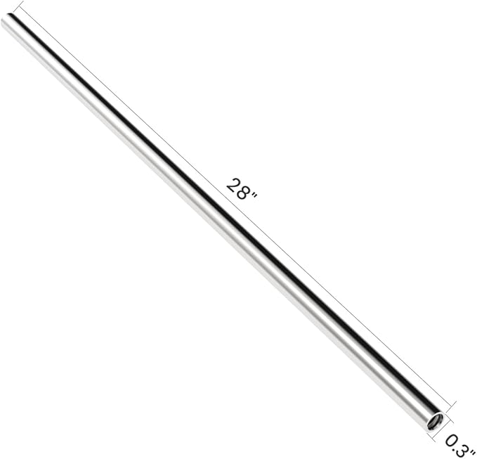 Olle 4 Pack Anti-Corrosion Aluminum Support Rods for 28 Width Raised Garden Bed 28 Inch Long